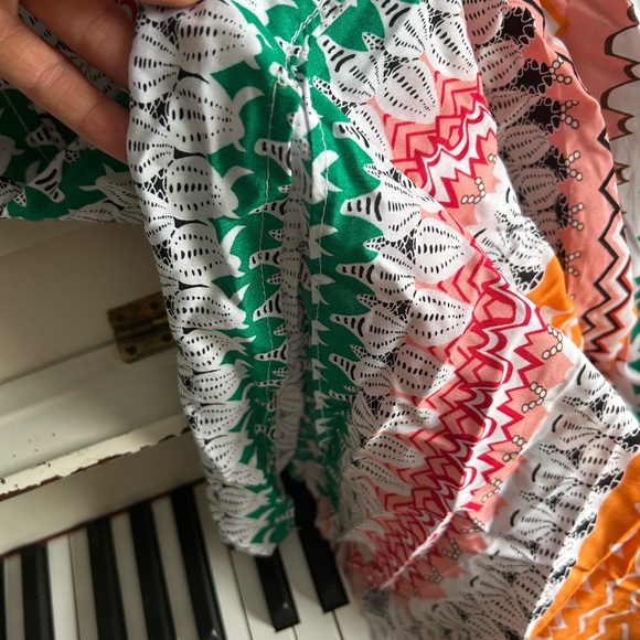 Colorful Striped Kaftan Dress One Size - Picture 6 of 14